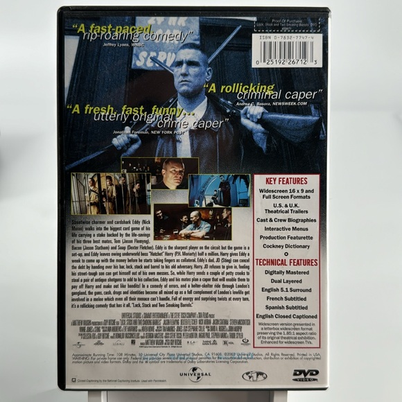 Lock, Stock And Two Smoking Barrels. Guy Ritchie. - Picture 3 of 4